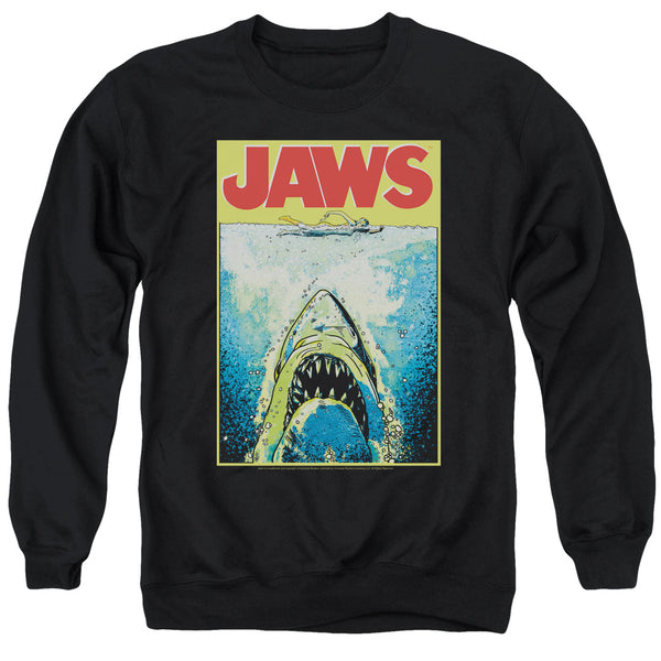 Jaws - Bright Jaws Adult Crewneck Sweatshirt