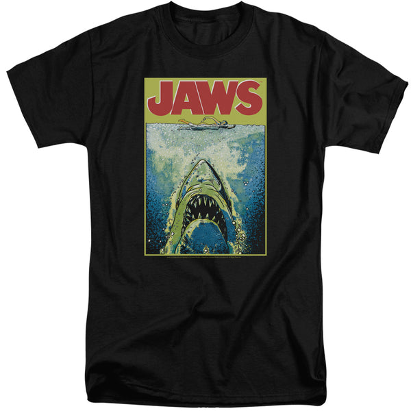 Jaws - Bright Jaws Adult Tall Fit Short Sleeve