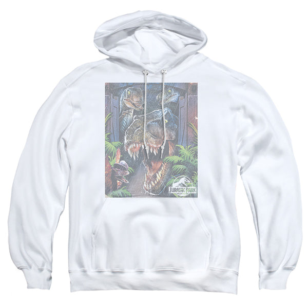 Jurassic Park - Giant Door Adult Pullover Hoodie