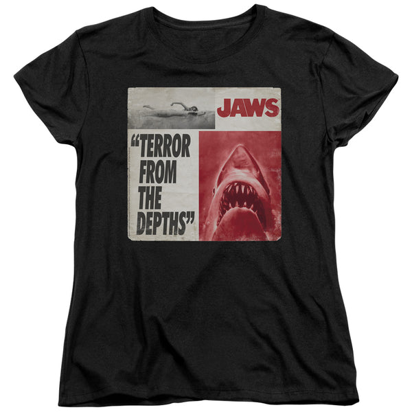 Jaws - Terror Women's Short Sleeve