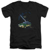 Jurassic Park - Turn It Off Adult Slim Fit V Neck Cotton