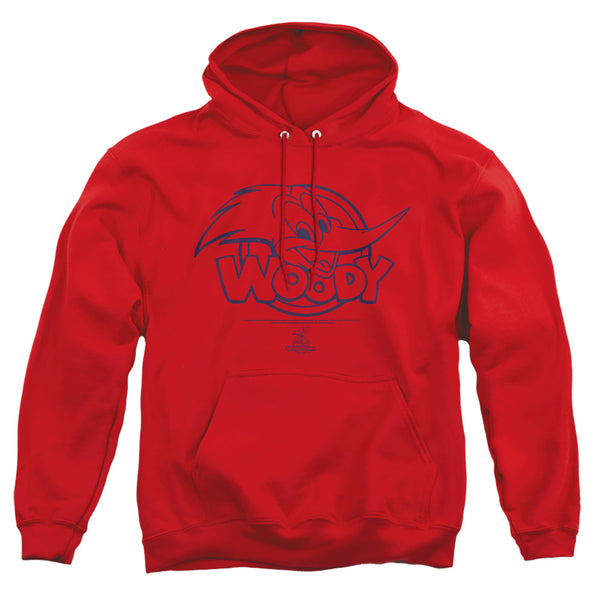 Woody Woodpecker - Big Head Adult Pullover Hoodie