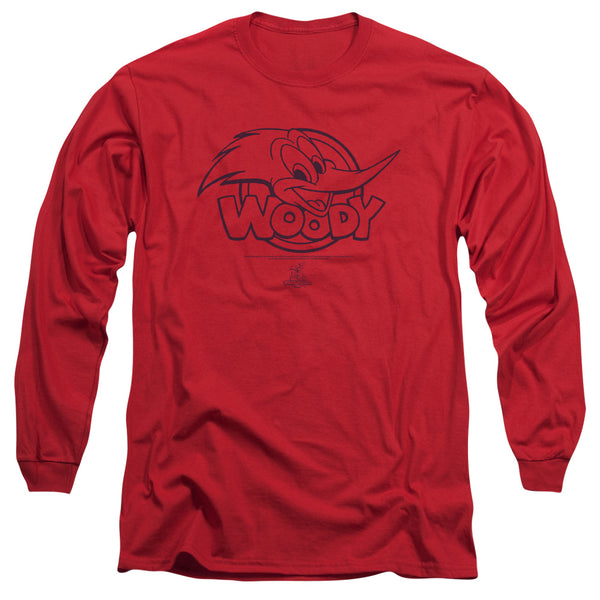 Woody Woodpecker - Big Head Adult Long Sleeve