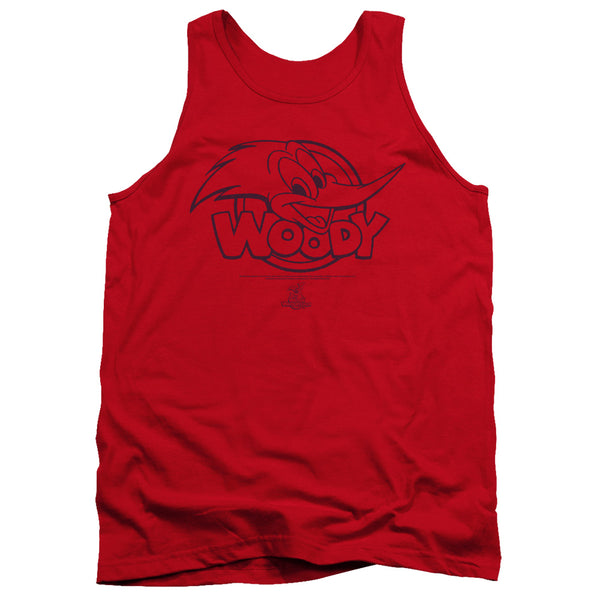 Woody Woodpecker - Big Head Adult Tank Top