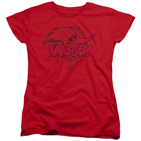Woody Woodpecker - Big Head Women's Short Sleeve