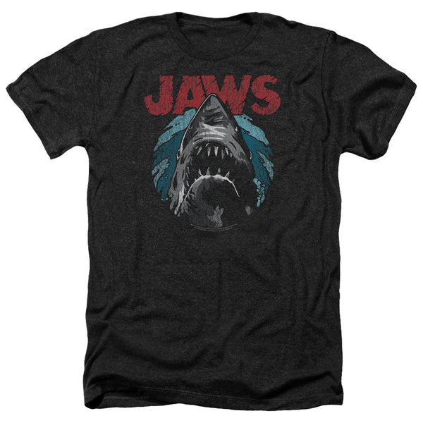 Jaws - Water Circle Adult Regular Fit Heather Short Sleeve