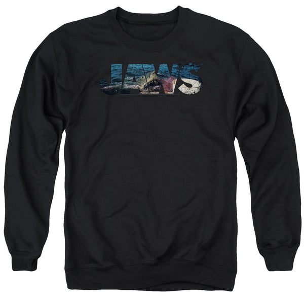 Jaws - Logo Cutout Adult Crewneck Sweatshirt