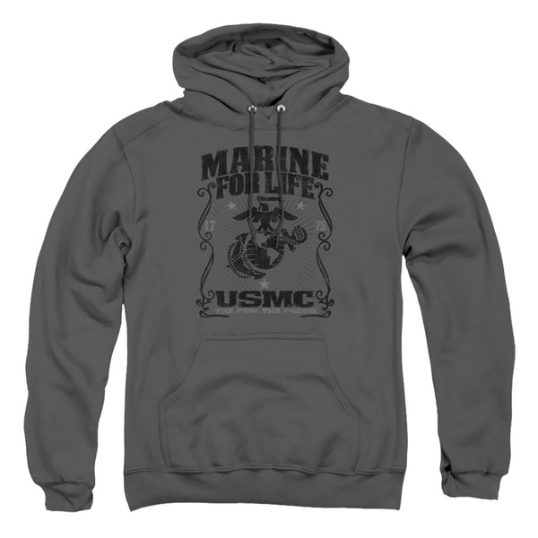 US Marine Corps - For Life Adult Pullover Hoodie