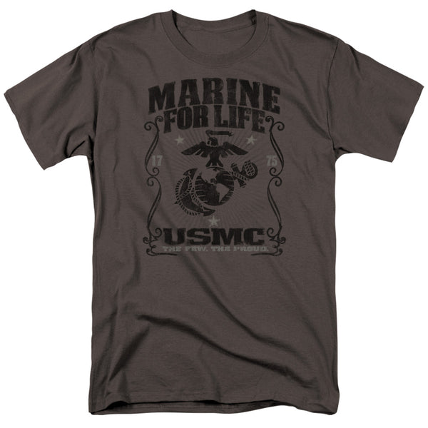 US Marine Corps - For Life Adult Regular Fit Short Sleeve