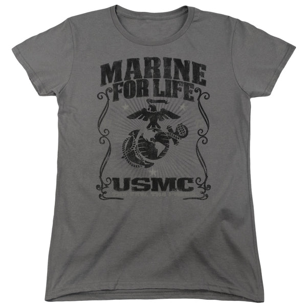 US Marine Corps - For Life Women's Short Sleeve