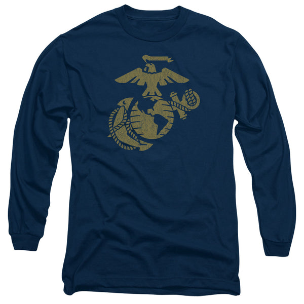 US Marine Corps - Gold Emblem Adult Long Sleeve