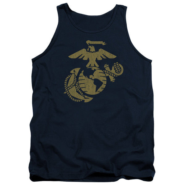 US Marine Corps - Gold Emblem Adult Tank Top