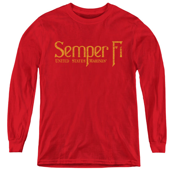 US Marine Corps - Semper Fi L - S Youth