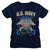 Navy Eagle With Anchors-Ladies S/S Tshirt