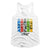 Voltron Rectangles And Icons-Ladies Slimfit Racerback