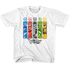 Voltron Rectangles And Icons-Youth S/S Tshirt