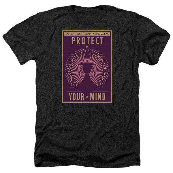 Fantastic Beasts - Protect Your Mind Adult Regular Fit Heather Short Sleeve