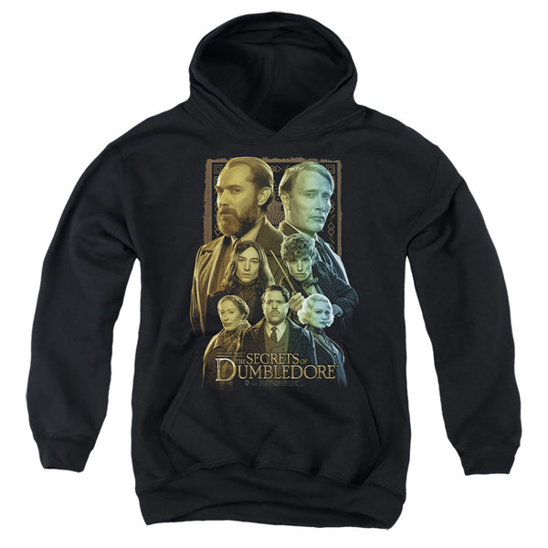 Fantastic Beasts The Secrets Of Dumbledore - Character Portraits Youth Hooded Sweatshirt