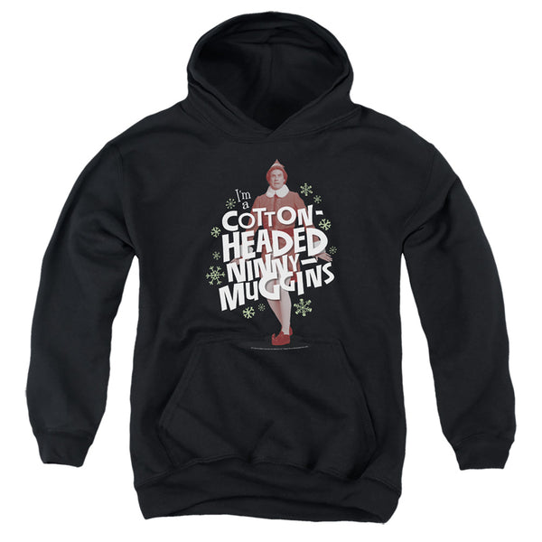 Elf - Cotton Headed Ninny Muggins Youth Hooded Sweatshirt