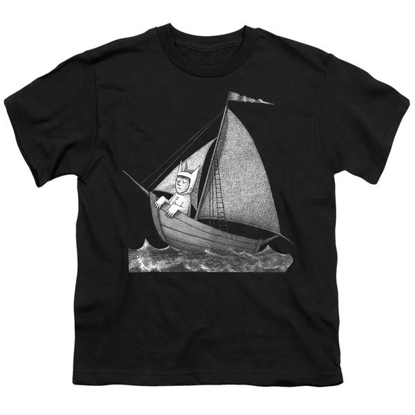 Where The Wild Things Are - Sailing On A Boat Youth Short Sleeve