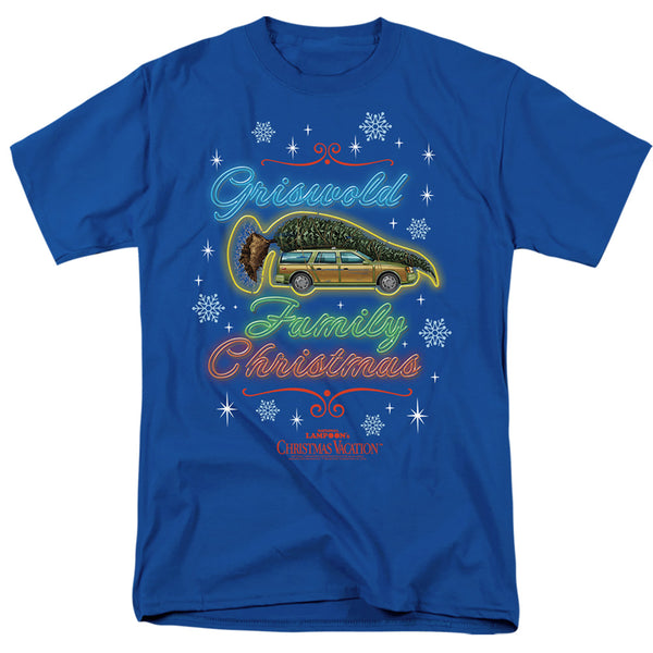 Christmas Vacation - Neon Griswald Adult Regular Fit Short Sleeve
