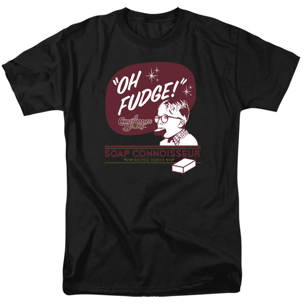 A Christmas Story - Oh Fudge Soap Connoisseur Adult Regular Fit Short Sleeve