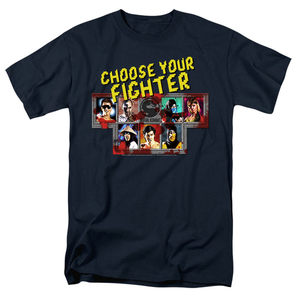 Mortal Kombat Klassic - Choose Your Fighter Adult Regular Fit Short Sleeve