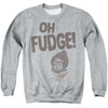 A Christmas Story - Ralphie 'Oh Fudge!' Adult Crewneck Sweatshirt