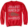 Christmas Vacation - Griswold Jolliest Bunch Of A Holes Adult Crewneck Sweatshirt