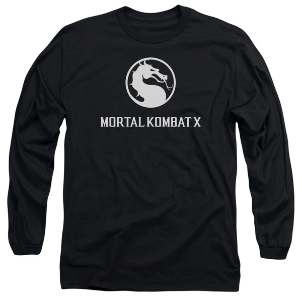 Mortal Kombat X - Dragon Logo Adult Long Sleeve