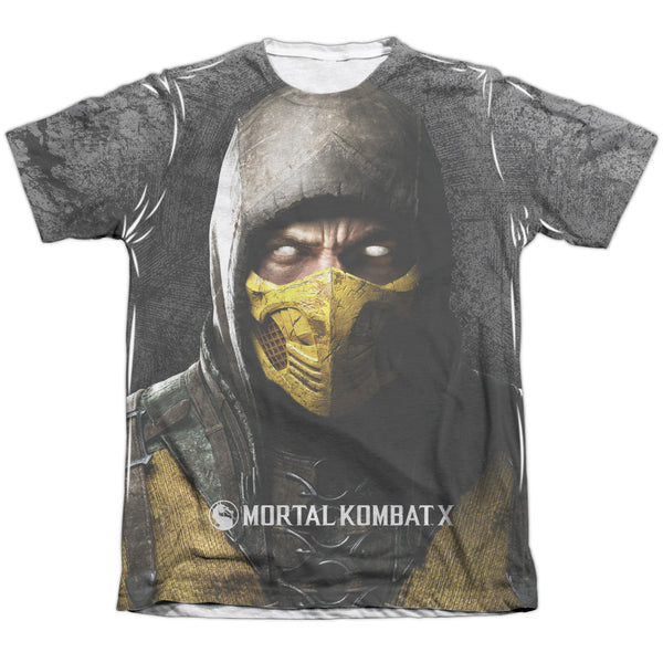Mortal Kombat X - Finish Him Adult Regular Fit Short Sleeve 65 - 35 Poly - Cotton