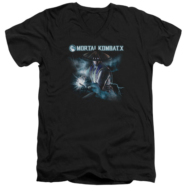 Mortal Kombat X - Raiden Adult Slim Fit V Neck Cotton