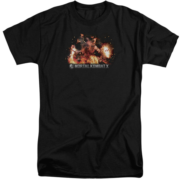 Mortal Kombat X - Scorpio Flames Adult Tall Fit Short Sleeve
