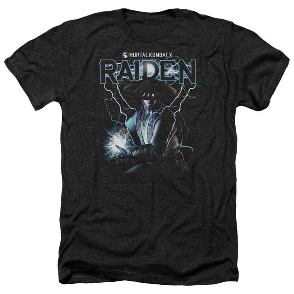 Mortal Kombat - Raiden Adult Regular Fit Heather Short Sleeve