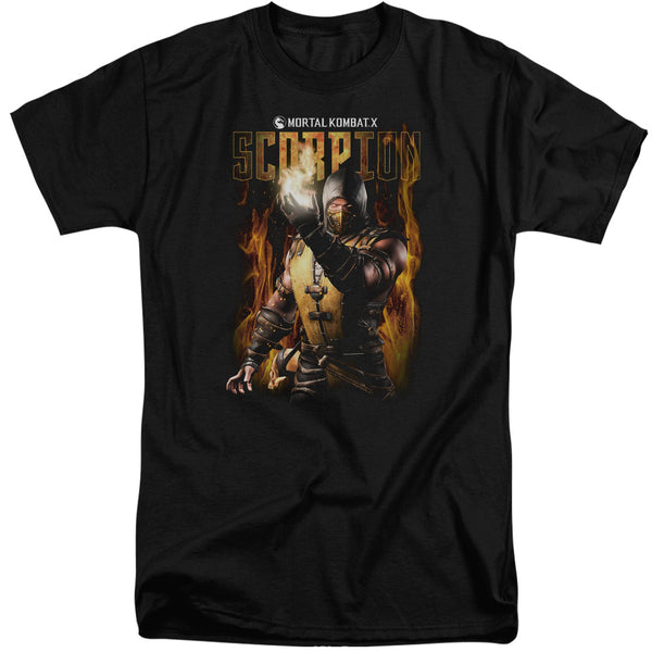 Mortal Kombat - Scorpion Adult Tall Fit Short Sleeve