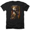 Mortal Kombat - Scorpion Adult Regular Fit Heather Short Sleeve