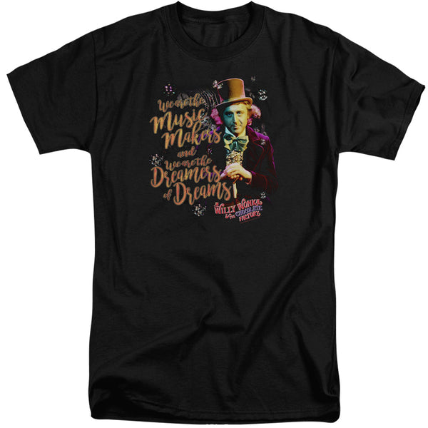 Willy Wonka And The Chocolate Factory - Music Makers Adult Tall Fit Short Sleeve
