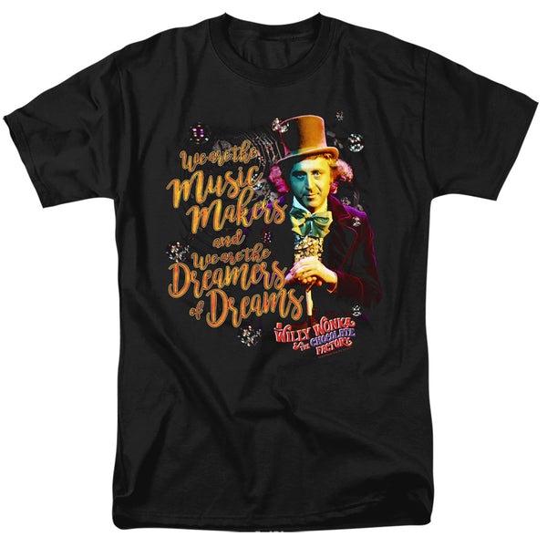 Willy Wonka And The Chocolate Factory - Music Makers Adult Regular Fit Short Sleeve