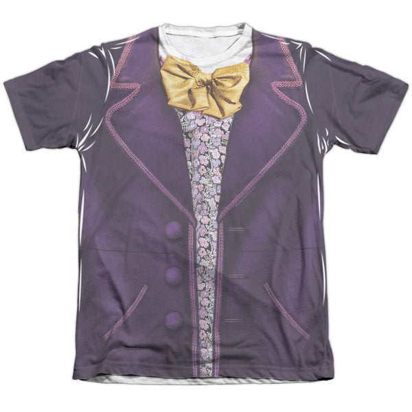 Willy Wonka And The Chocolate Factory - Wonka Costume Adult Regular Fit Short Sleeve 65 - 35 Poly - Cotton