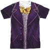 Willy Wonka And The Chocolate Factory - Wonka Costume Adult Regular Fit Short Sleeve 100% Poly