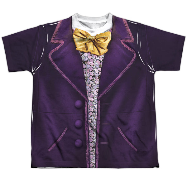 Willy Wonka And The Chocolate Factory - Wonka Costume Youth Short Sleeve 100% Poly