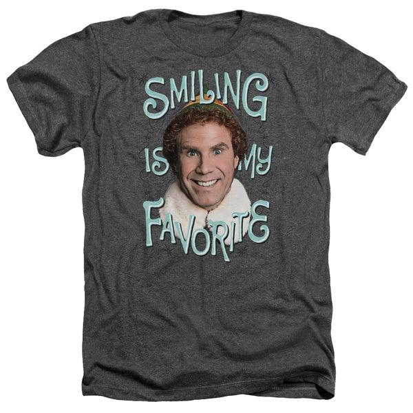 Elf - Smiling Adult Regular Fit Heather Short Sleeve