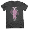 A Christmas Story - Pink Nightmare Adult Slim Fit V Neck Cotton