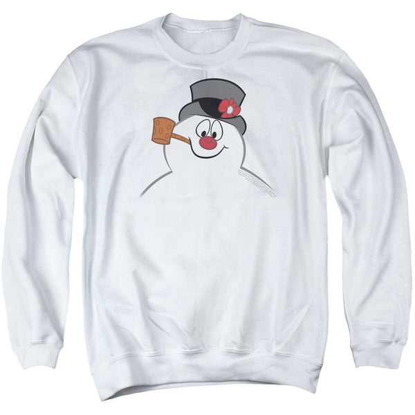 Frosty The Snowman - Frosty Face Adult Crewneck Sweatshirt