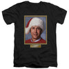 Christmas Vacation - Hallelujah Adult Slim Fit V Neck Cotton