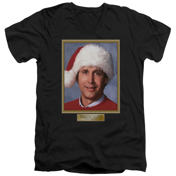 Christmas Vacation - Hallelujah Adult Slim Fit V Neck Cotton
