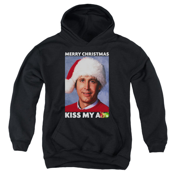 Christmas Vacation - Merry Kiss Youth Hooded Sweatshirt