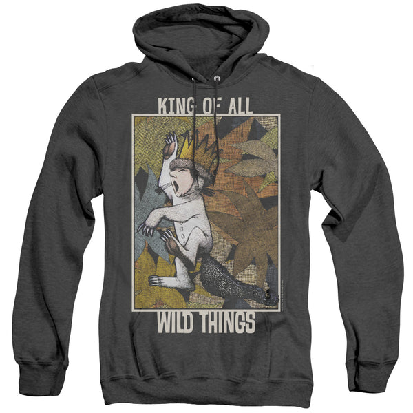 Where The Wild Things Are - King Of All Wild Things Adult Heather Hoodie