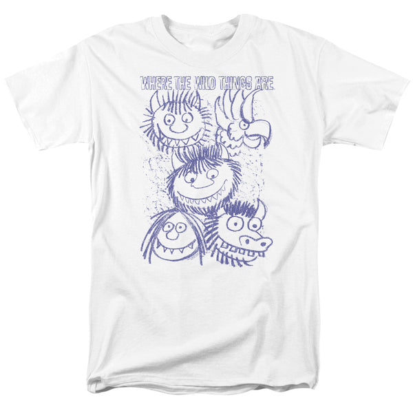 Where The Wild Things Are - Wild Sketch Adult Regular Fit Short Sleeve