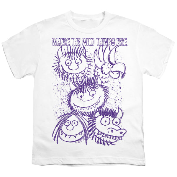 Where The Wild Things Are - Wild Sketch Youth Short Sleeve
